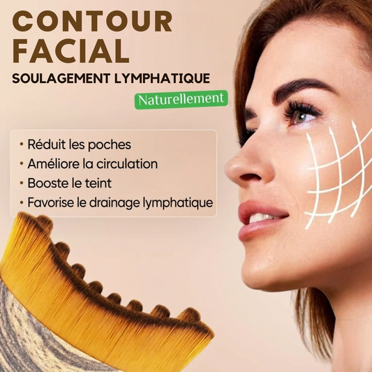FaceDrain® -Brosse lymphatique contour sculptant intensif