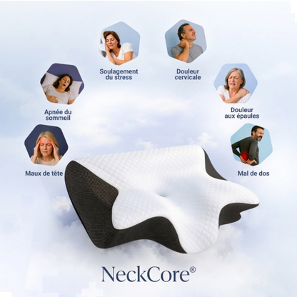 NeckCore® – Oreiller thérapeutique cervical à contour adaptatif